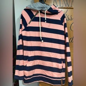 Ampersand double hooded XL sweatshirt